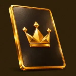 Crowned casino card — Golden Crown